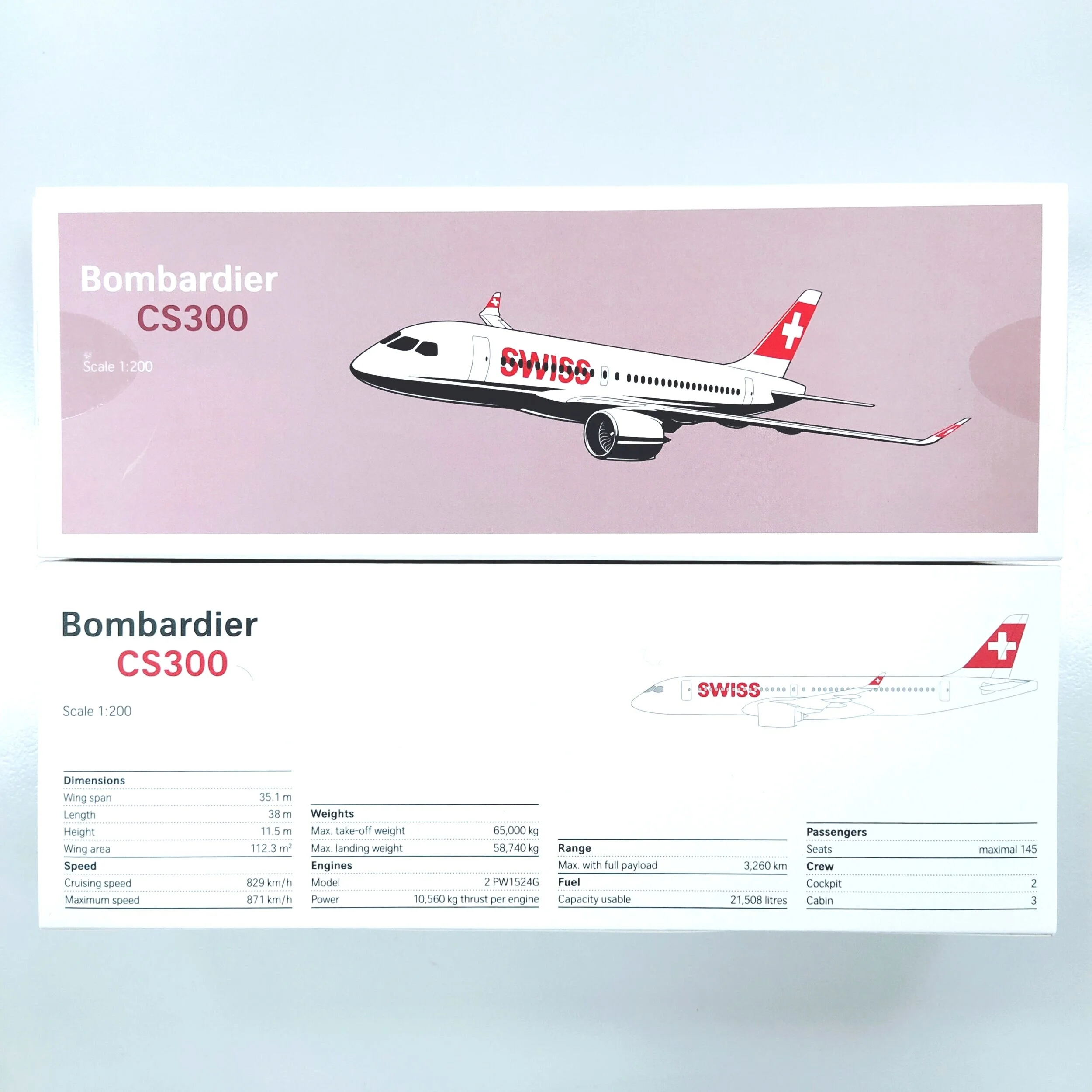 🇨🇭SWISS CONSULATE -&nbsp;Swiss International Air Lines Bombardier CS300&nbsp;HB-JCB SWISS | Collectible Item | 1:200 scale (more photos here) Item Number: Swiss01 Donation:&nbsp;₽ 550 [Available: 4 items] CLICK TO BUY ~~~~~~~~~~~~~~~~