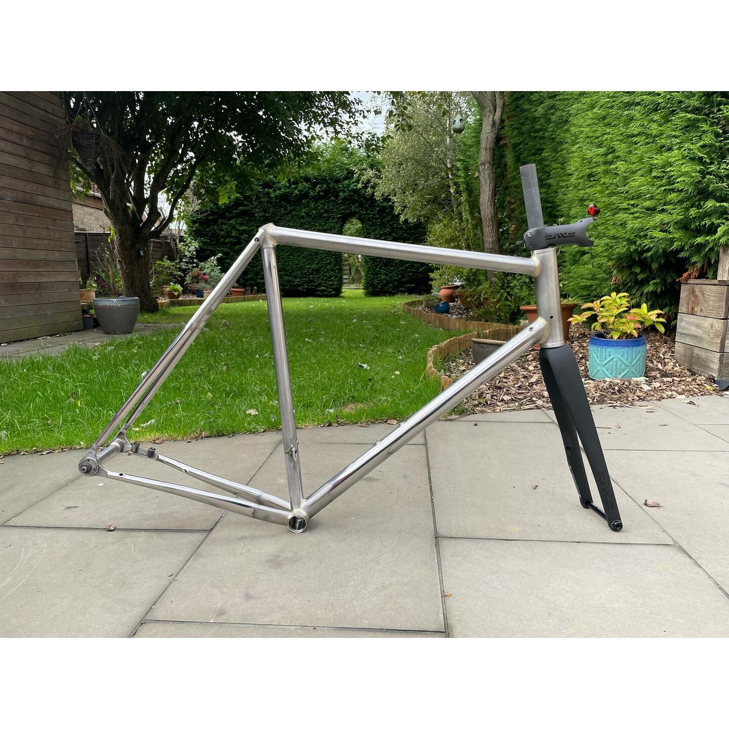 @bespokeduk ALL MY FRAMES ARE BUILT! I spent the last day and a half polishing stainless steel on my last build for this years show. It all depends on @jackkkingston to smash out the paint now. No pressure big man 😘 I can&rsquo;t wait now, so excite