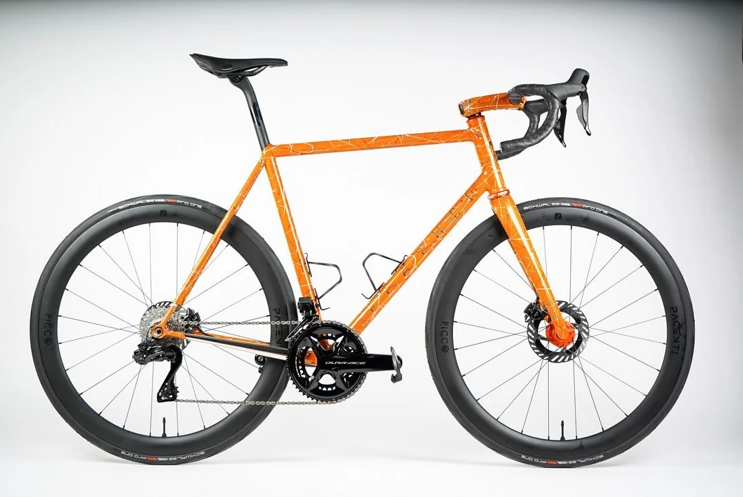 A very happy Friday for Martijn following a few days of English football matches including Sheffield Wednesday, Hull City and Middlesbrough, he&rsquo;s now heading back to his homeland with this stunning Columbus XCr stainless steel custom build with