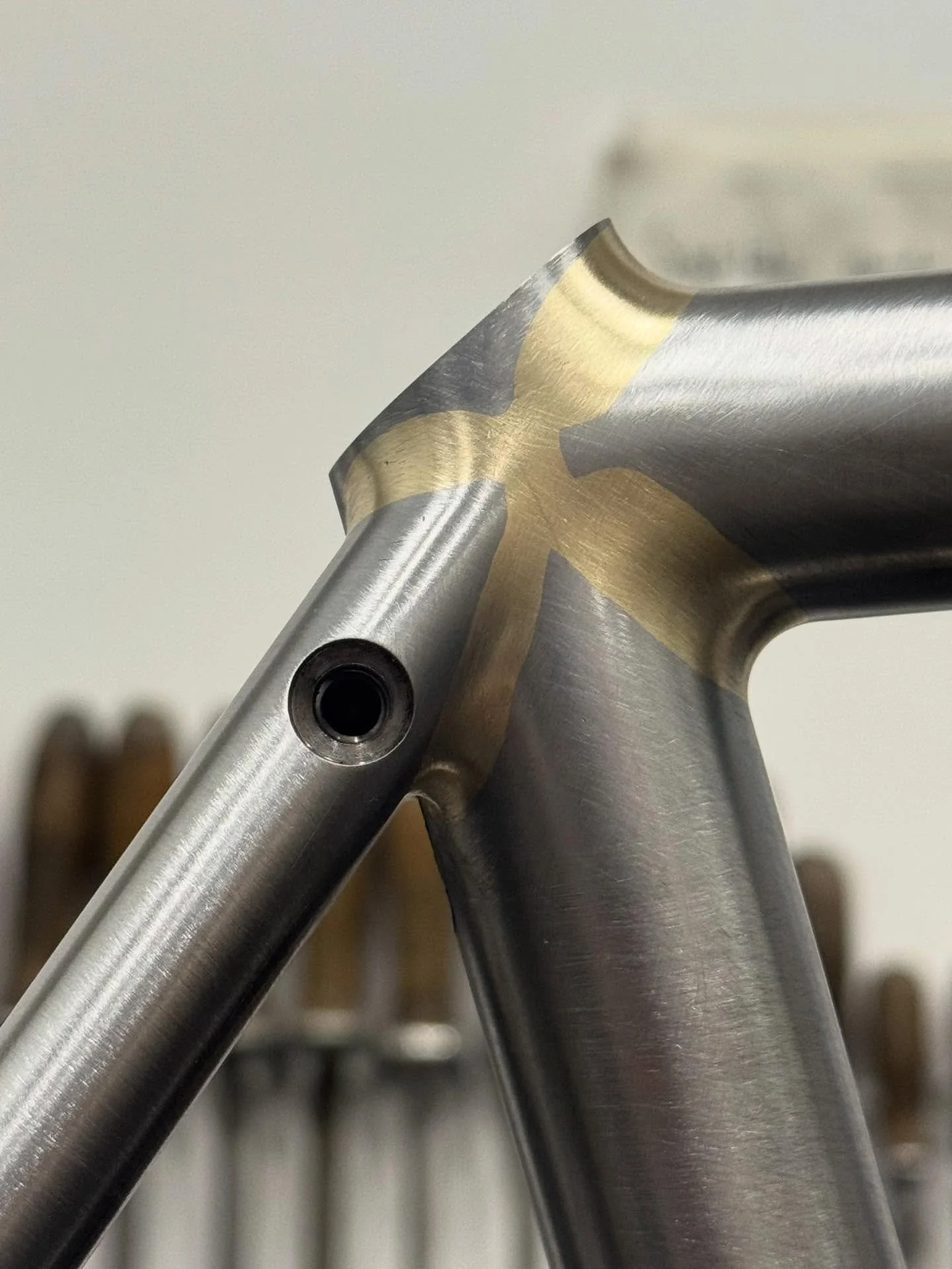 #fillet Friday. This thing is going to be a super cool touring bike 😮&zwj;💨