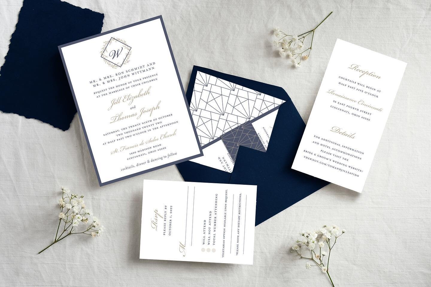 Wedding invitations 🤍 can&rsquo;t wait to celebrate @skylinejilli getting married this weekend! It was a dream working together!! 👰🏼&zwj;♀️🤍
&bull;
&bull;

#wedding #bride #design #cincinnati #ohio #cincinnatiwedding #graphicdesign #invites #invi