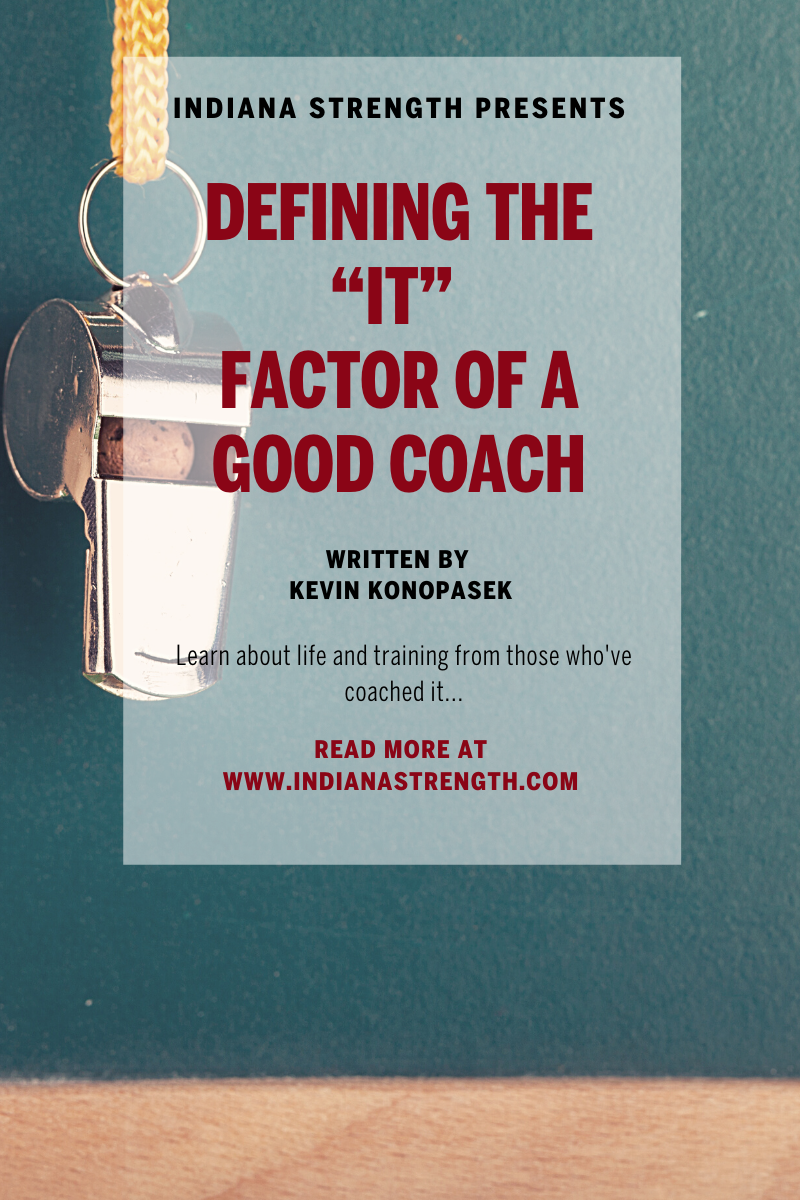 Defining the “It” Factor of a Good Coach