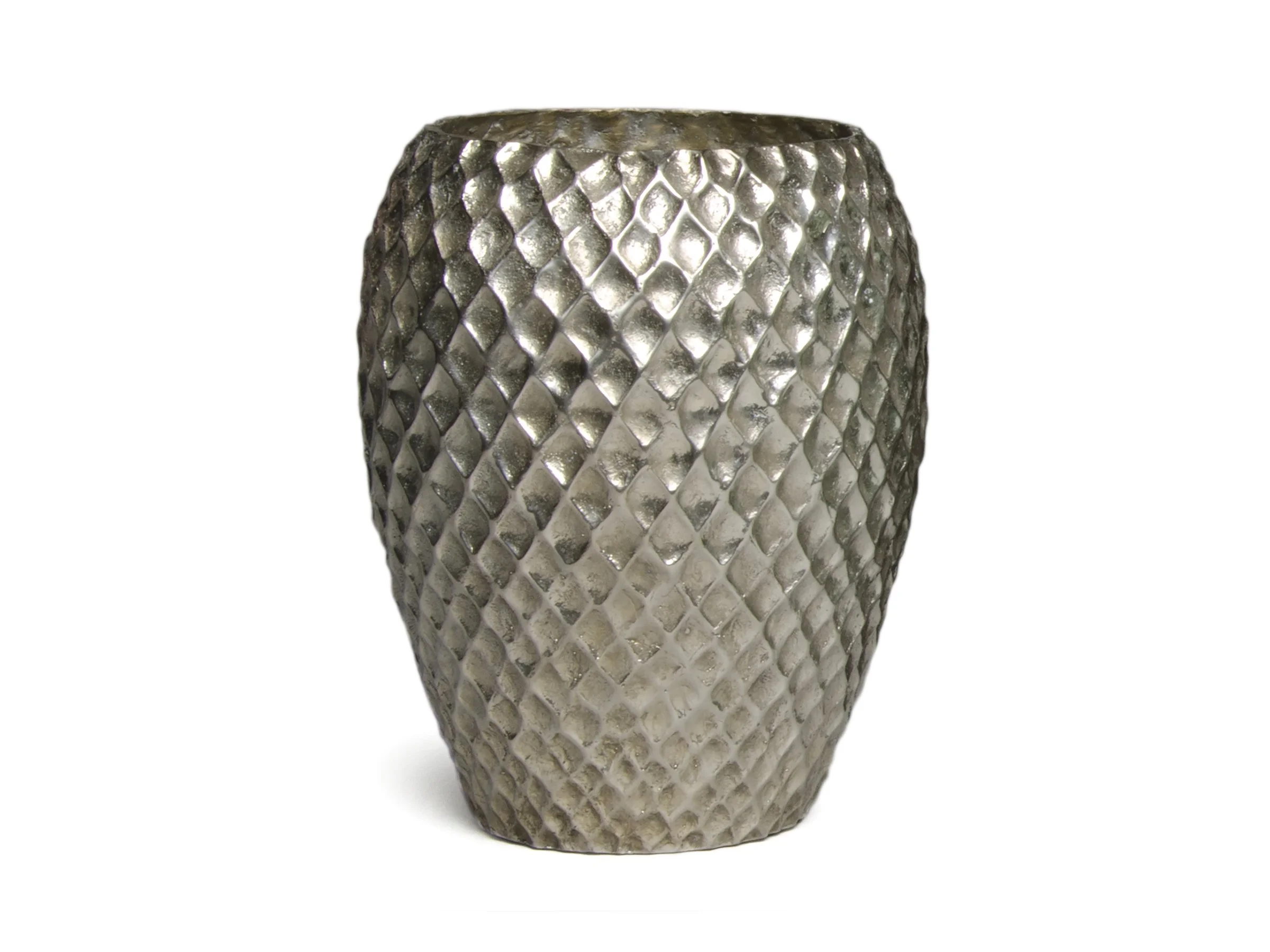 Heliopolis Vase in iridium finish