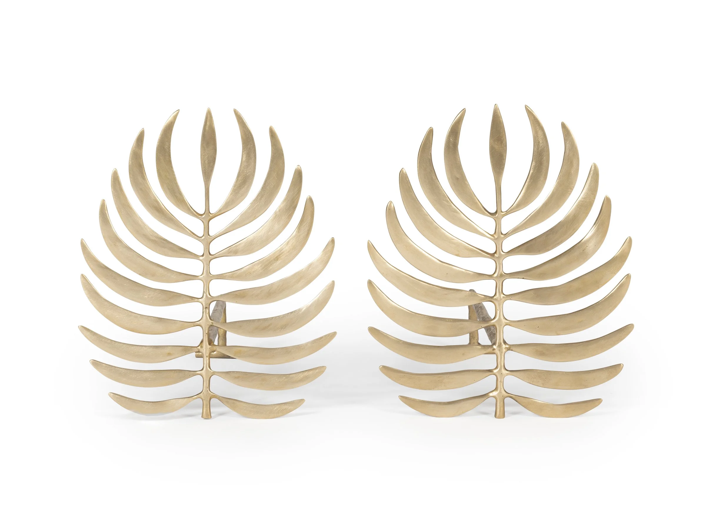 laurel andirons matte brnz-front.jpg