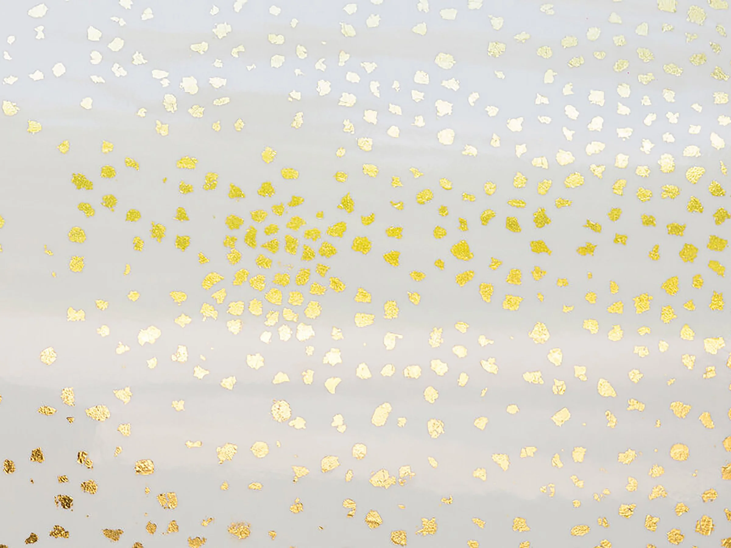 Close-up of gold inlay detail on Edna Nightstand in Biscuit Eggshell Lacquer