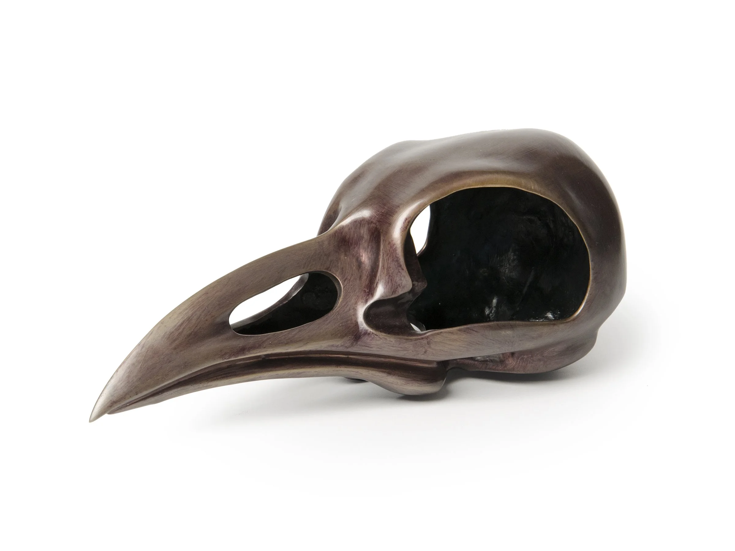 Nevermore Sculpture in oil-rubbed bronze, featuring a rich patina and smooth surface.