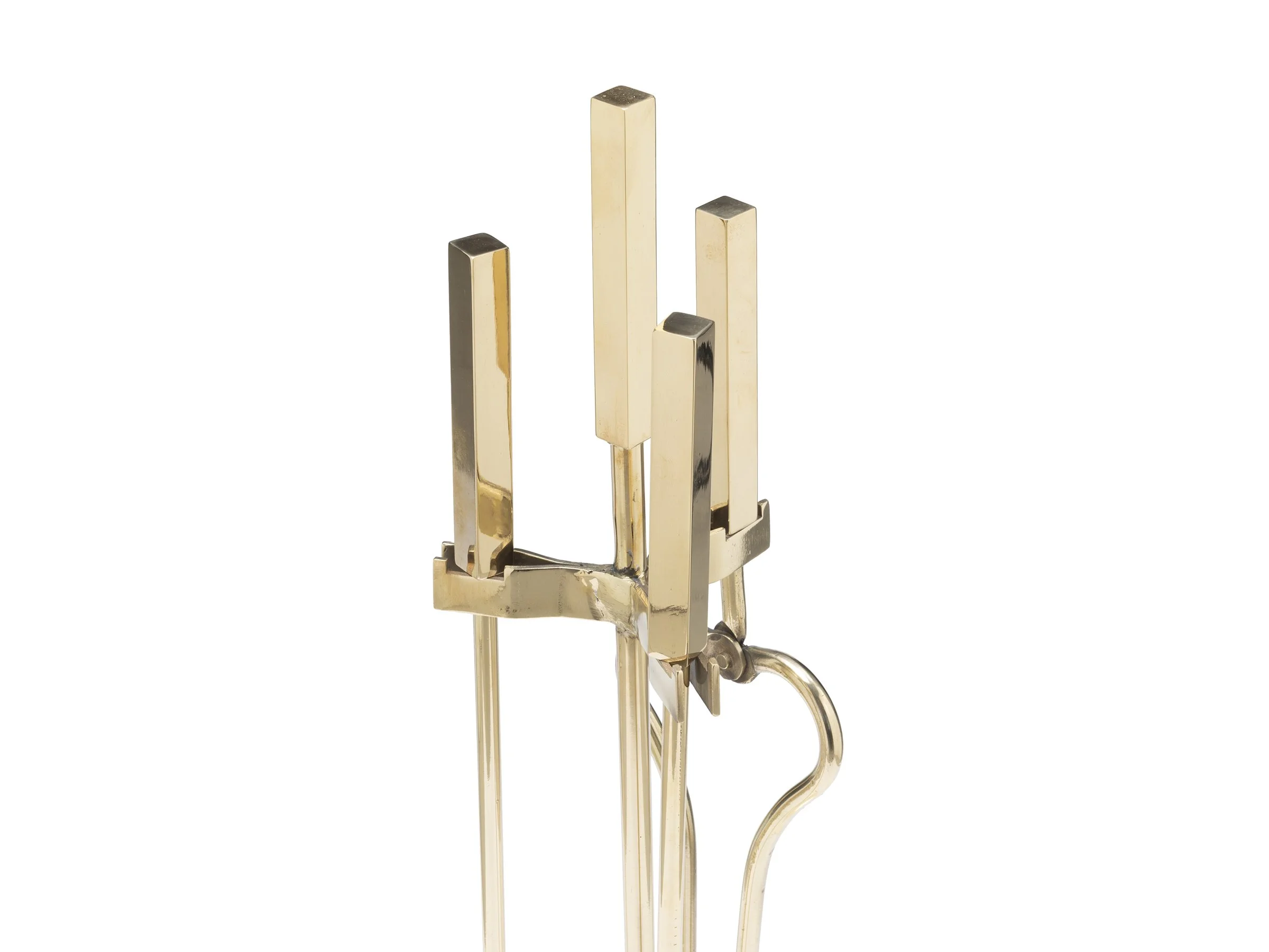 Detail of 3-piece Katherine Tool Set in Polished Bronze