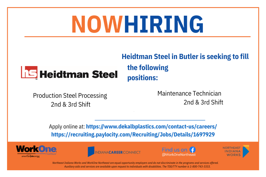 2nd &amp; 3rd Shift Steel Processing | Heidtman Steel