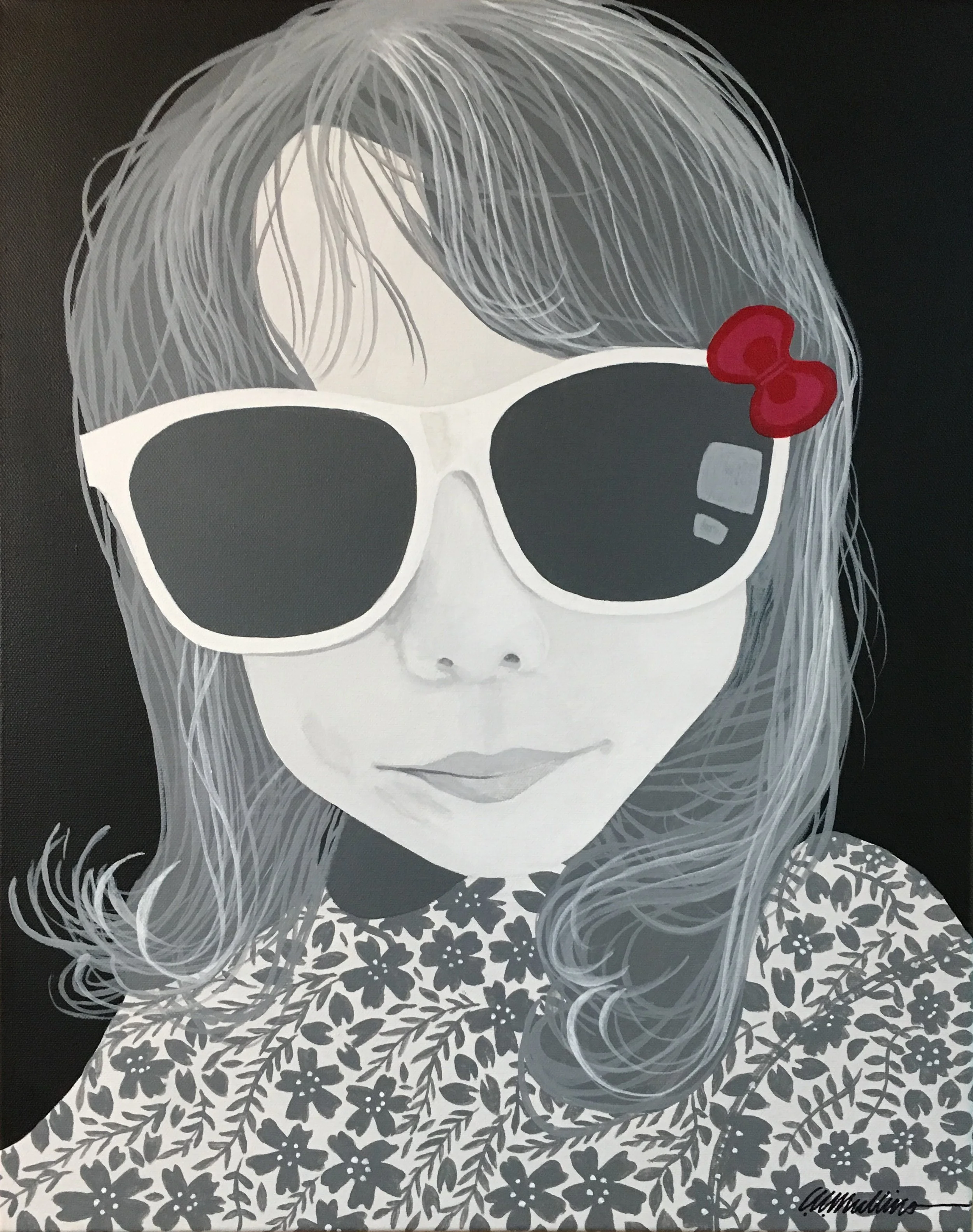 "VIVIAN"   16"x20"  COMMISSIONED WORK 