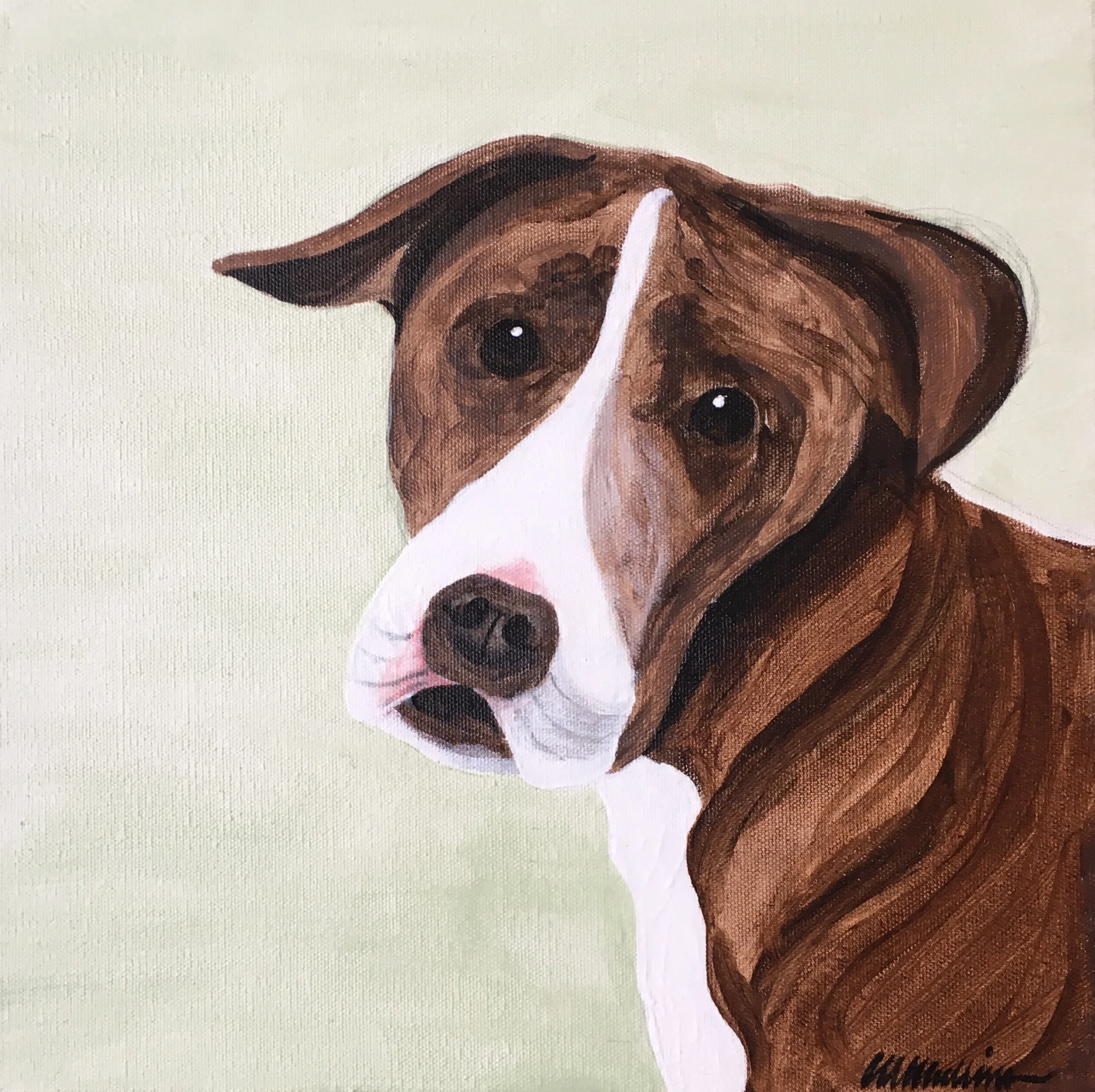 "OUR SOPHIE"   12"X12"    PRIVATE COLLECTION