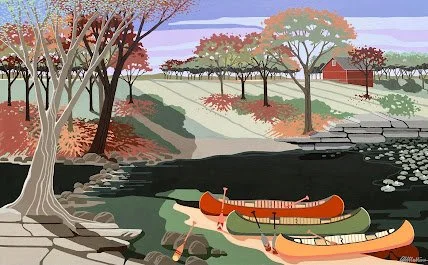 "POTATO CREEK STATE PARK ADVENTURE" 32"X50" PRIVATE COLLECTION