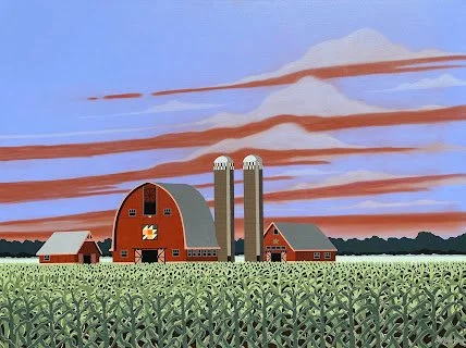 "CATHEDRAL IN THE HEARTLAND" 38"X50" PRIVATE COLLECTION