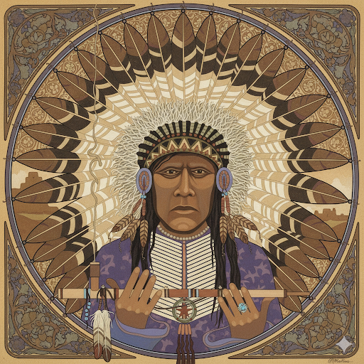 "PEACE"  (AI GENERATED IMAGE FROM PAINTING)  PRIVATE COLLECTION