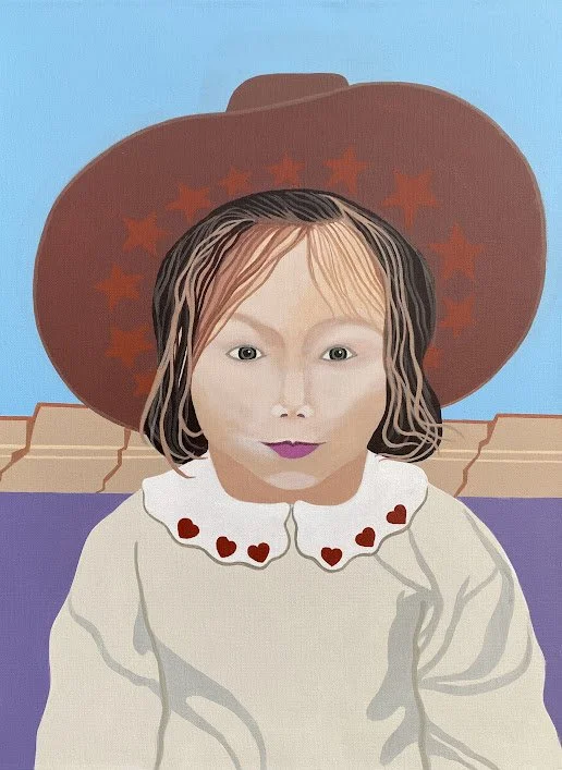 "ELIZA IN NEW MEXICO"  18'X24"  PRIVATE COLLECTION
