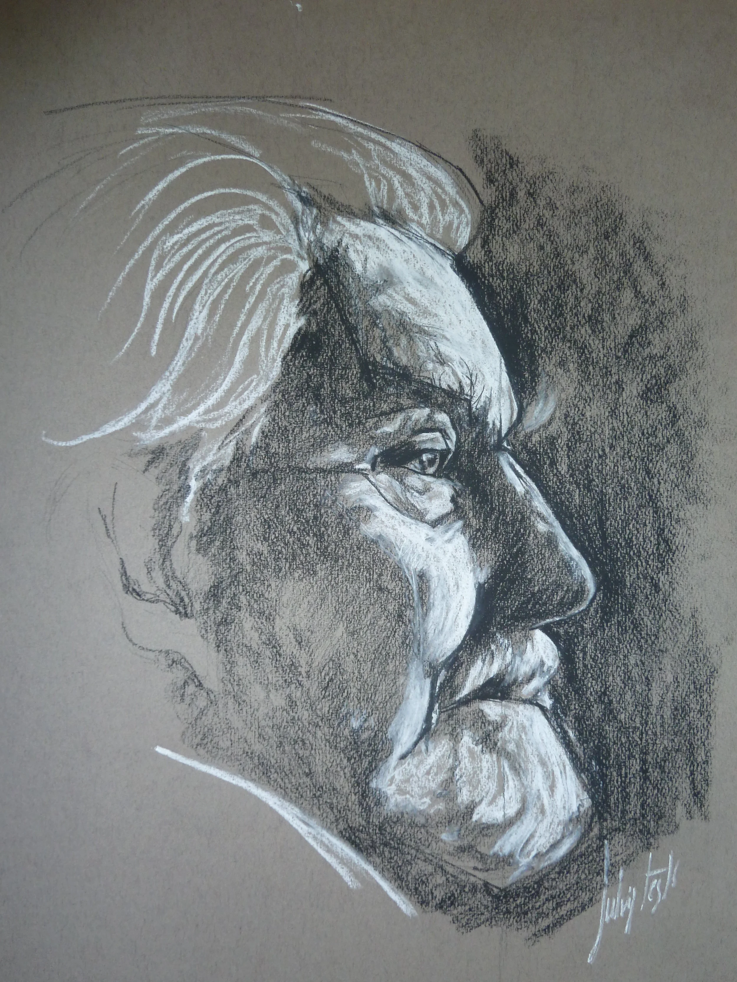 Nello studio di Parisini.JPG