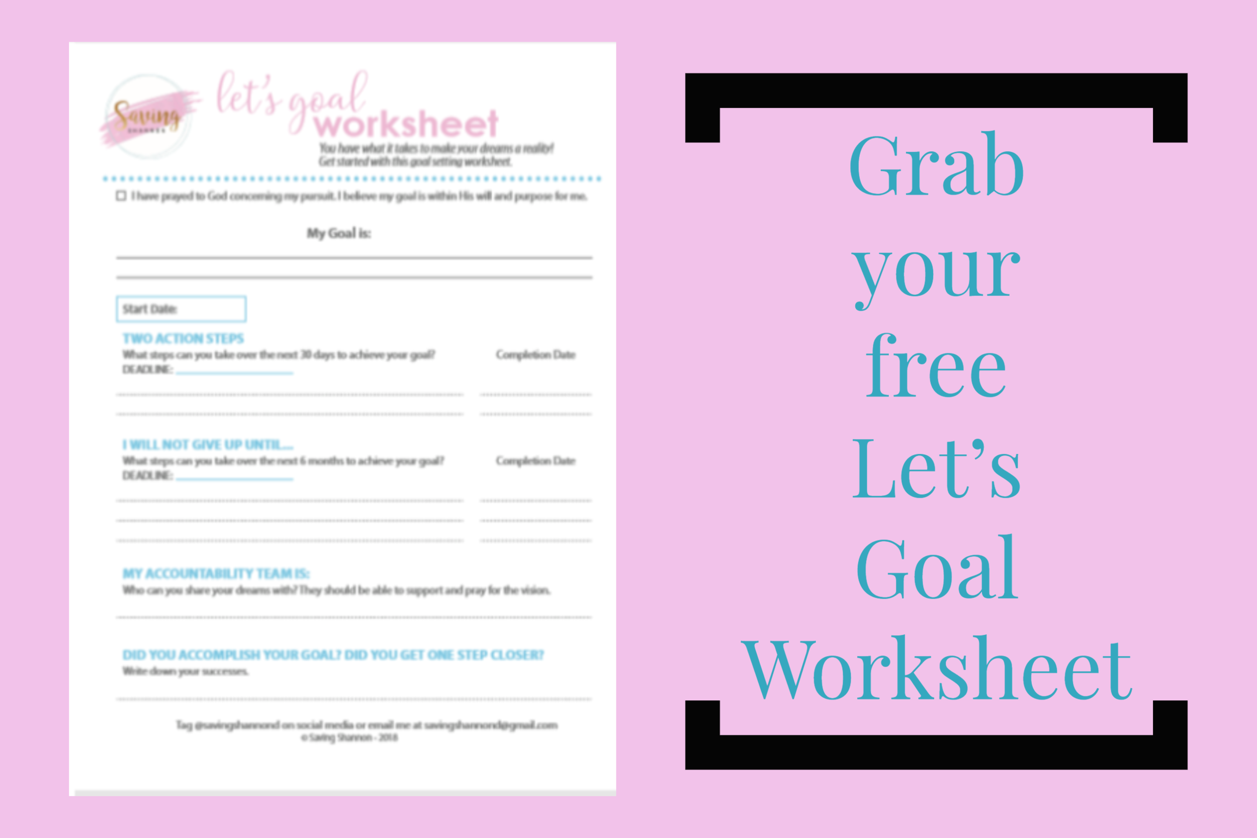 tHIS FREE RESOURCE WILL HELP YOU STAY ON TRACK WITH YOUR GOALS.