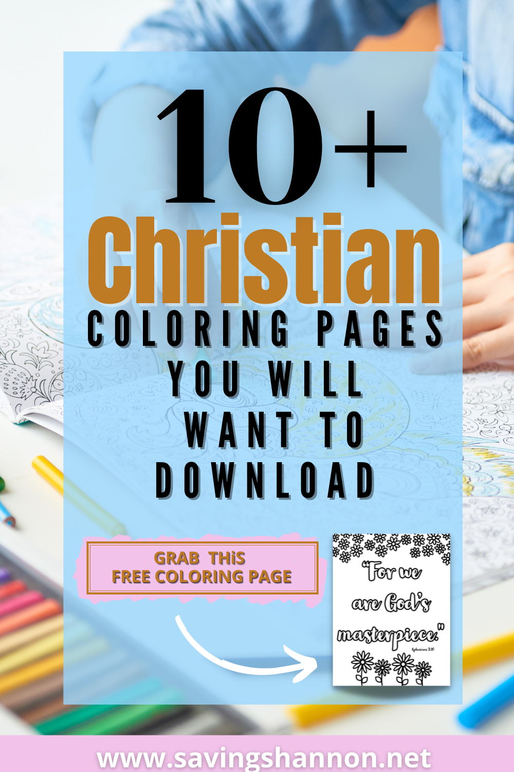 cristian coloring pages