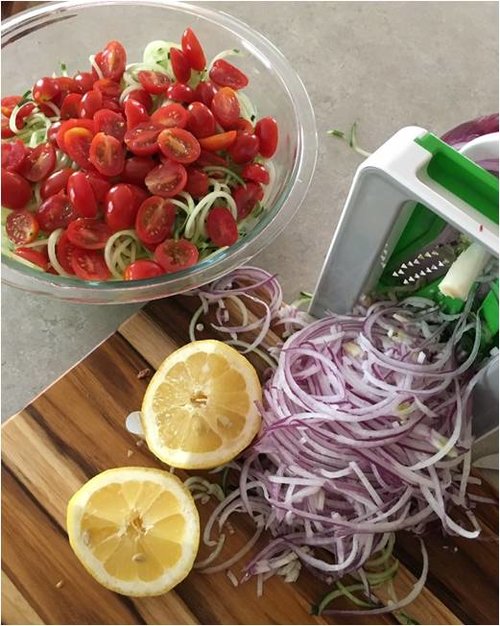 Spiralized Cucumber Greek Salad — Medical Weight Loss Clinic