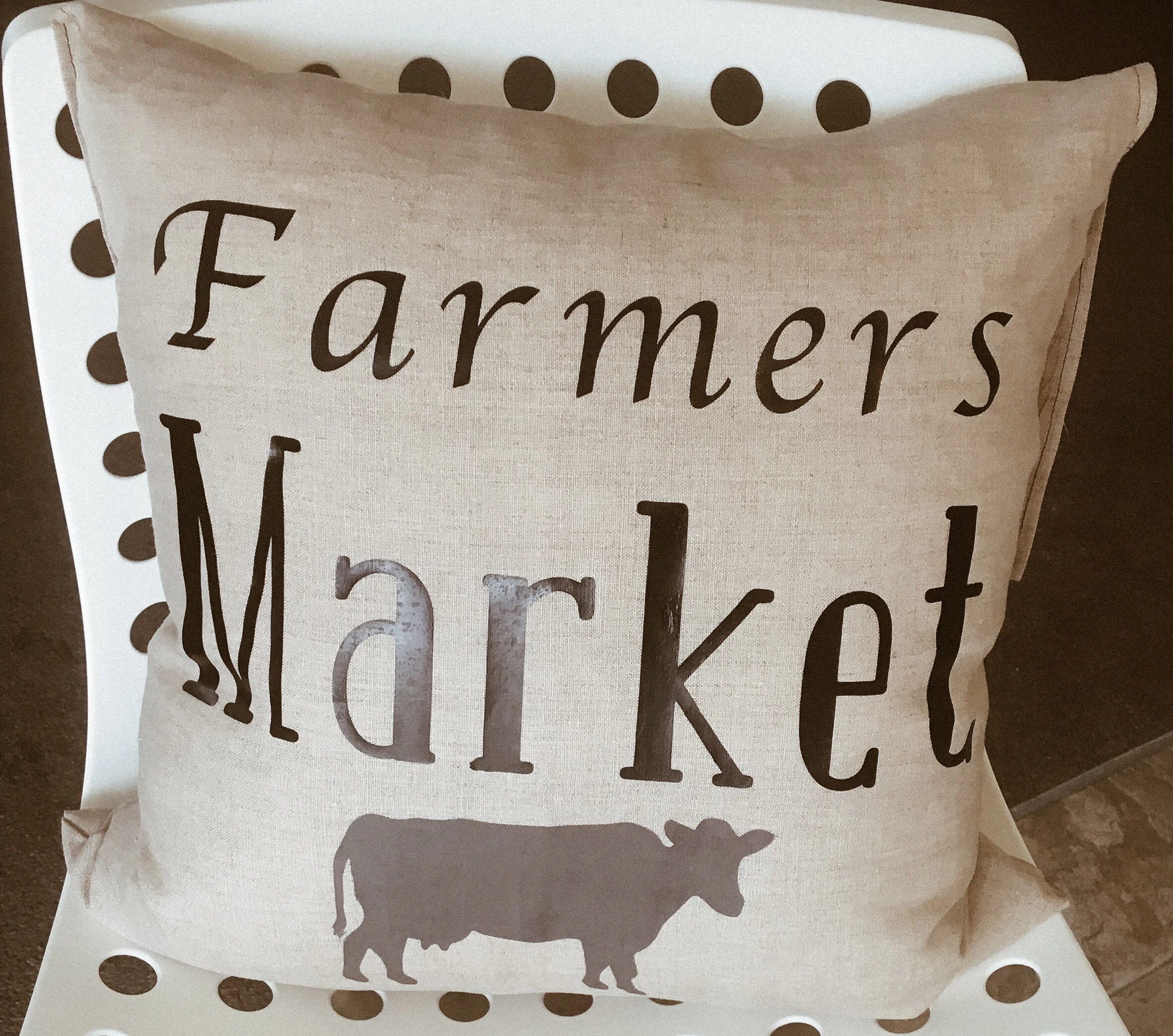 Farmers Market Pillow