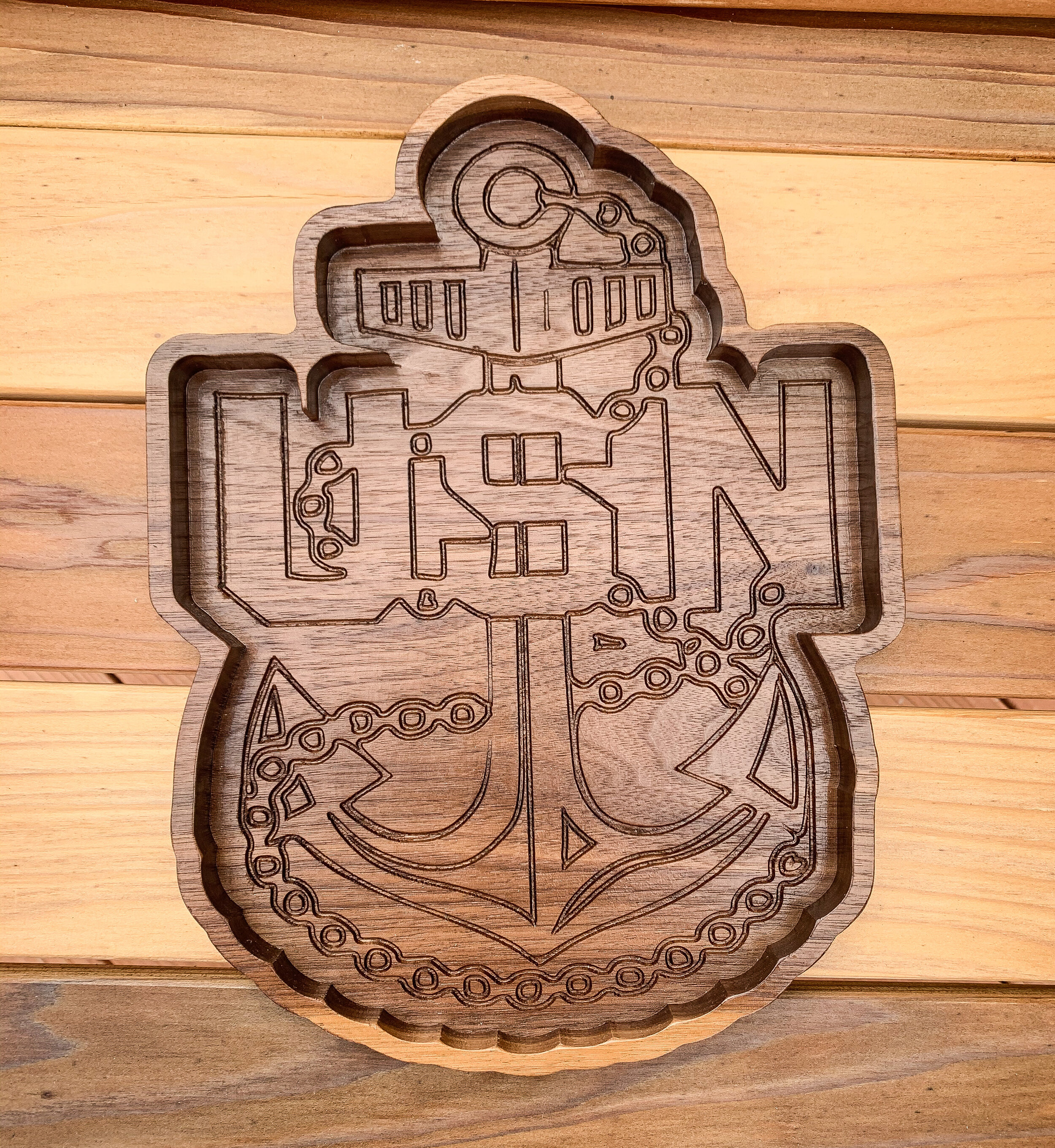 Navy Chief Catch All Tray