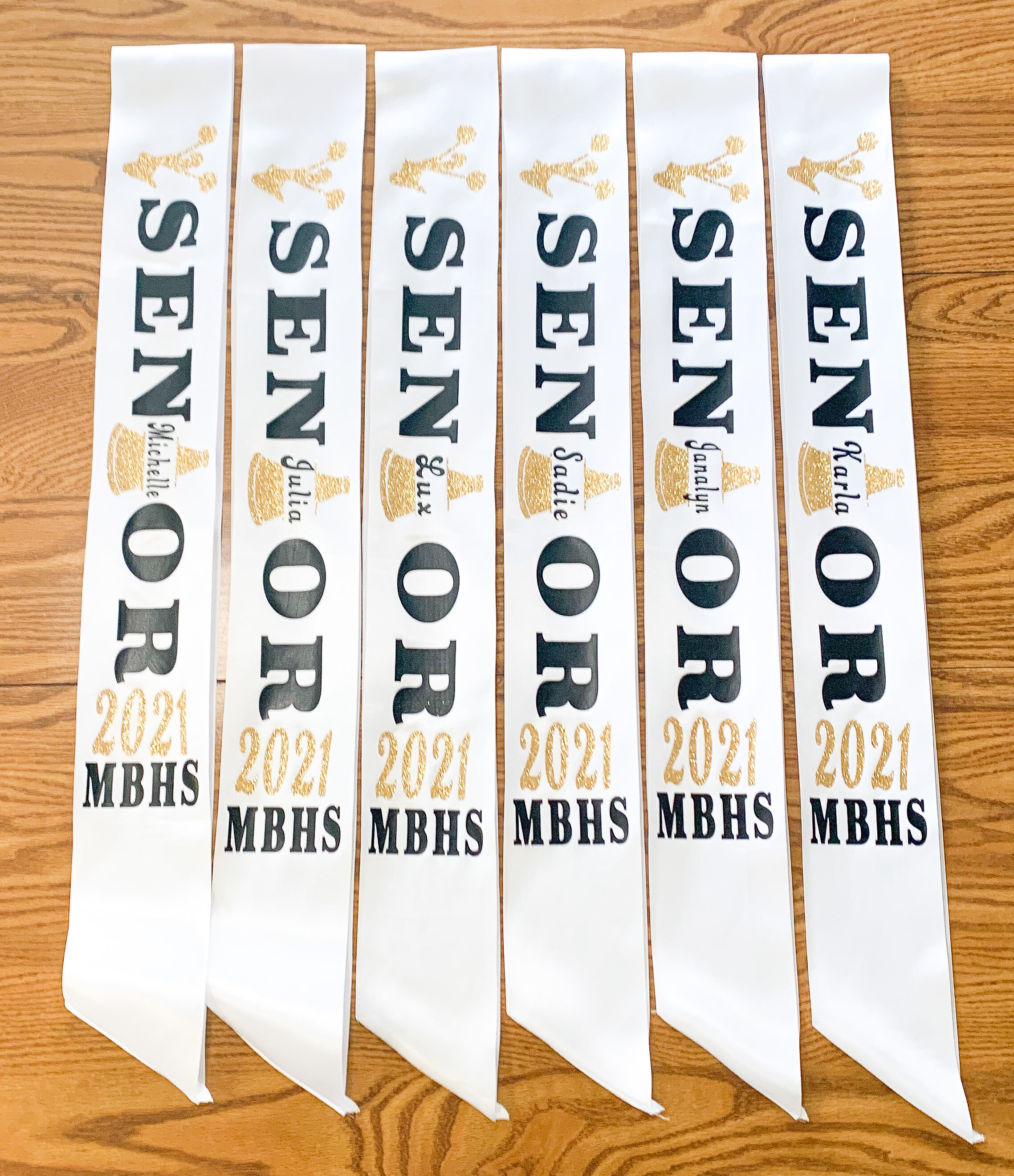 Custom Sashes