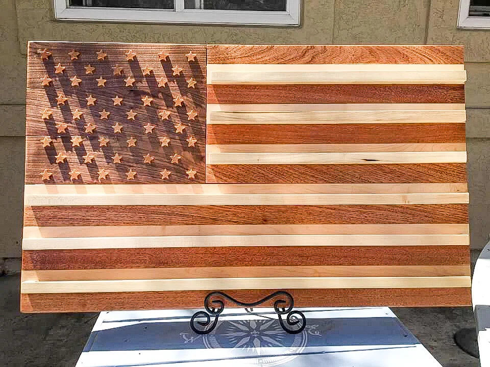 American Flag Coin Holder