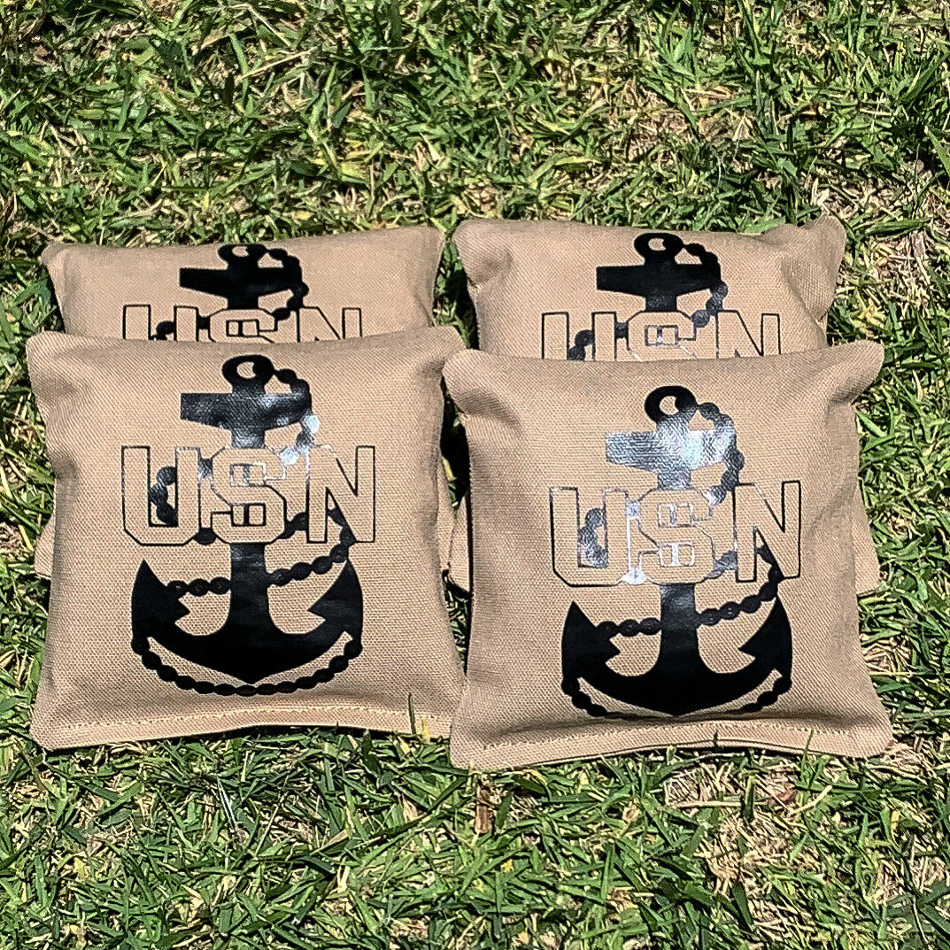 Navy Chief Cornhole Bags