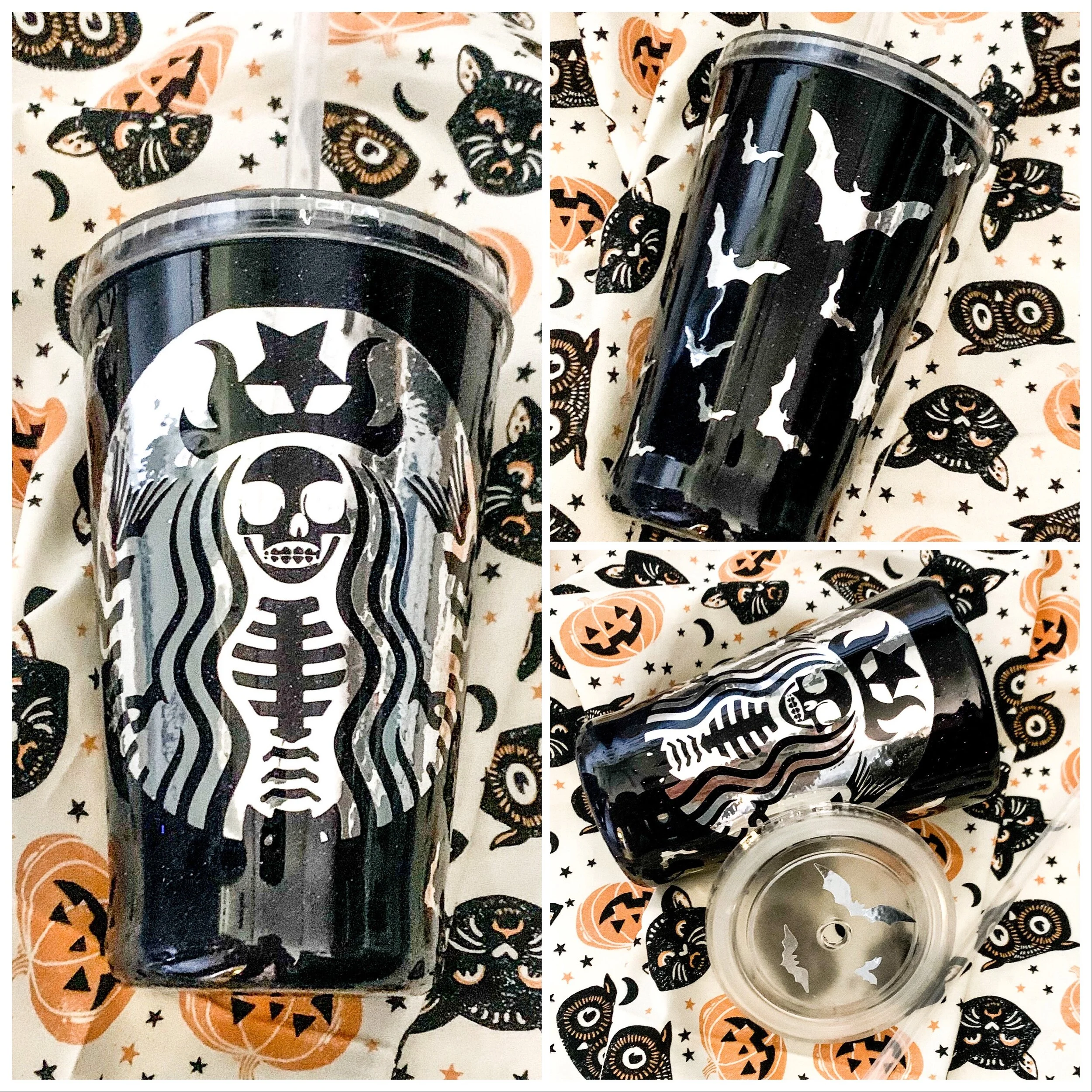Skeleton Mermaid Tumbler
