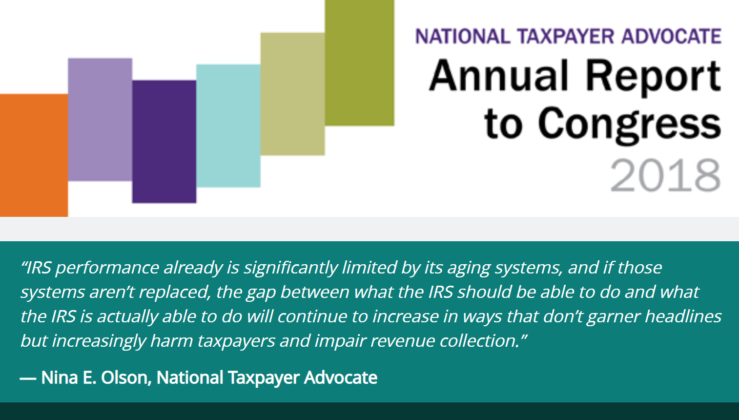 National Taxpayer Advocate Annual Report to Congress