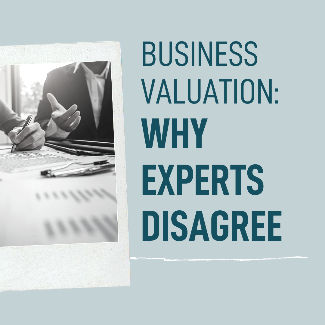 Business Valuation: Why Experts Disagree