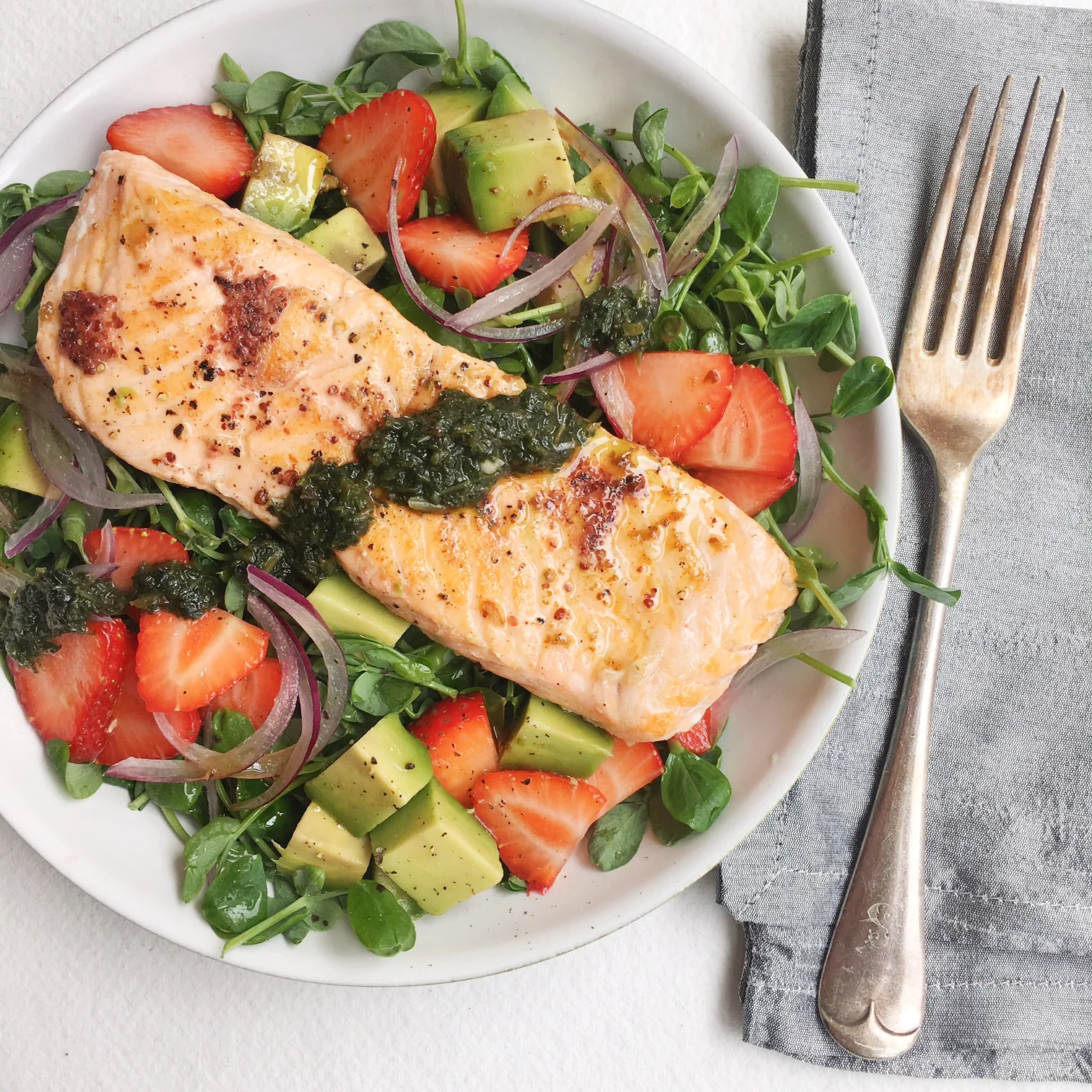 Trout and strawberry salad.jpg