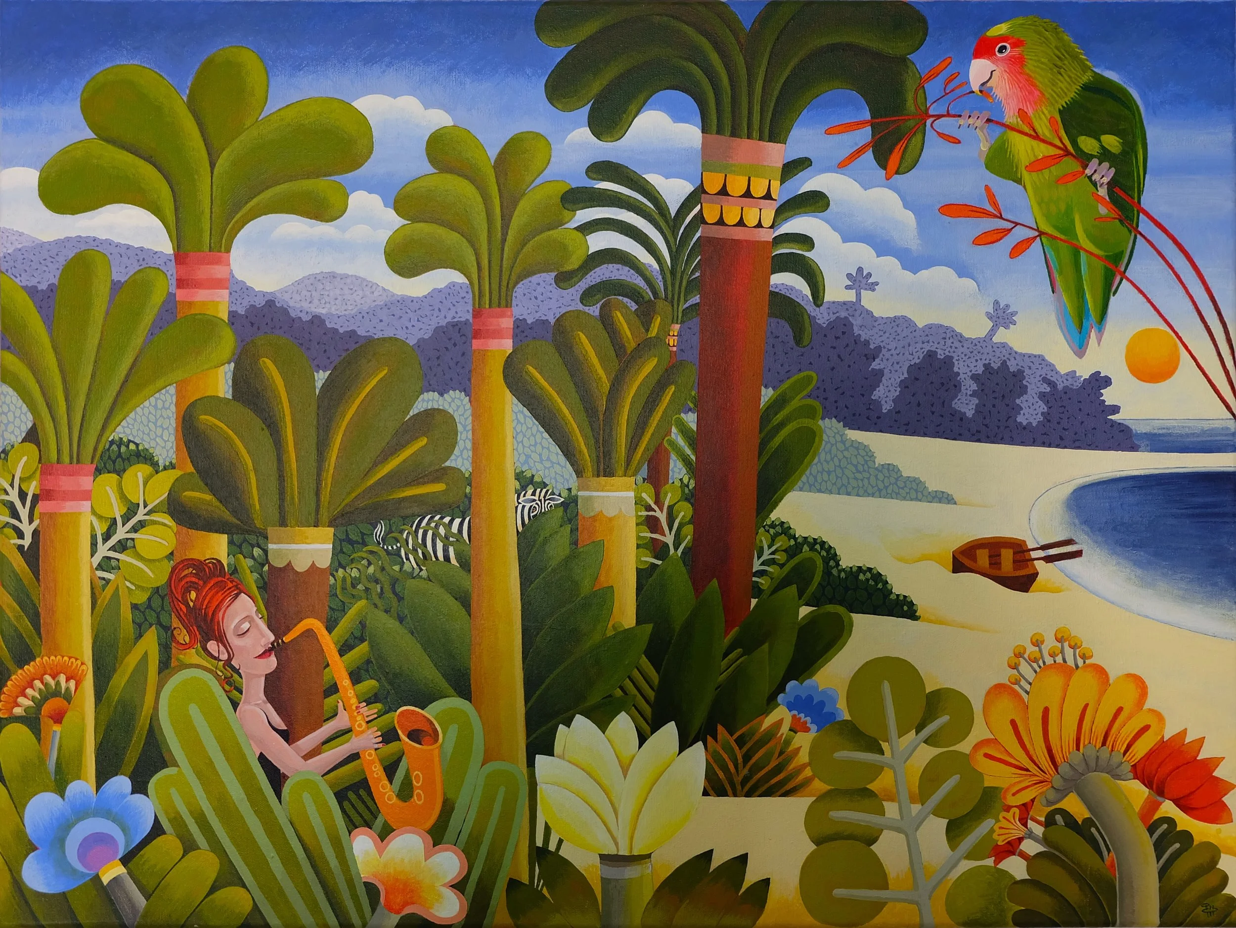 Lovebird and Musician