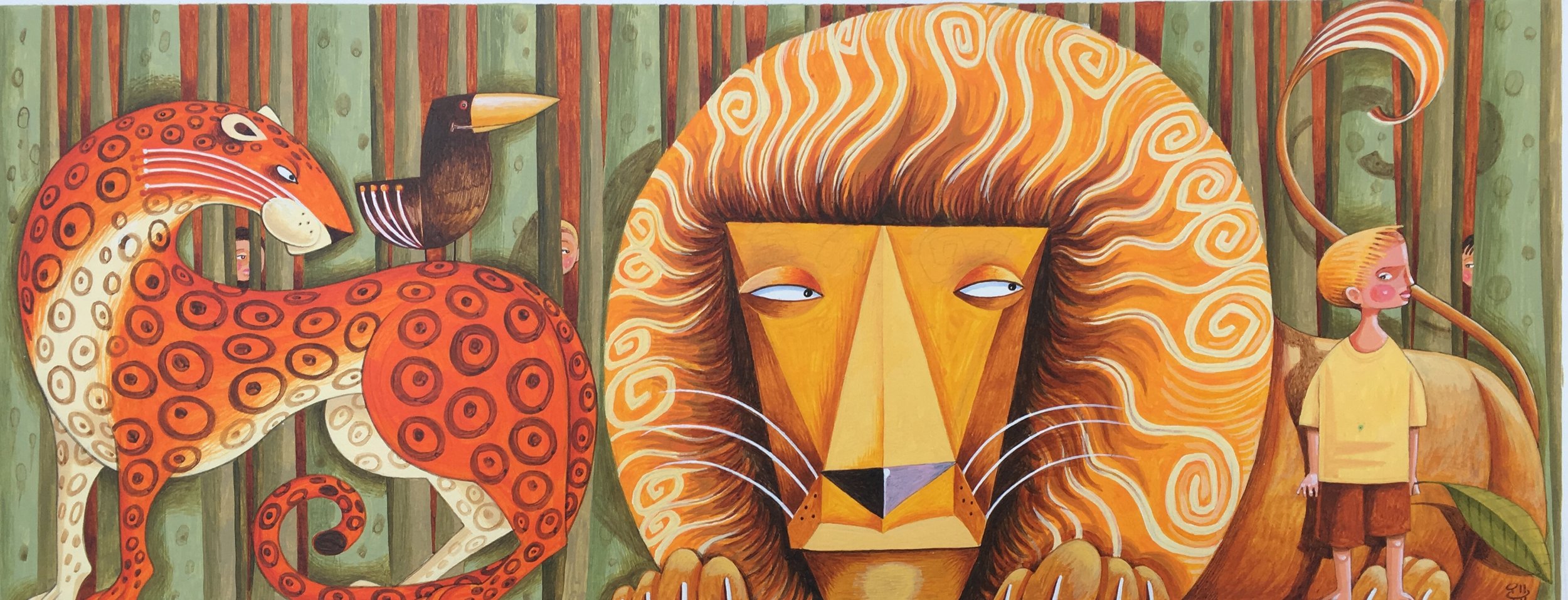 Leopard and Lion