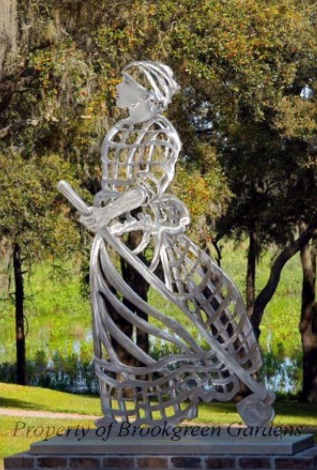 Enslaved African Female . Metal Sculpture. 2005-2006