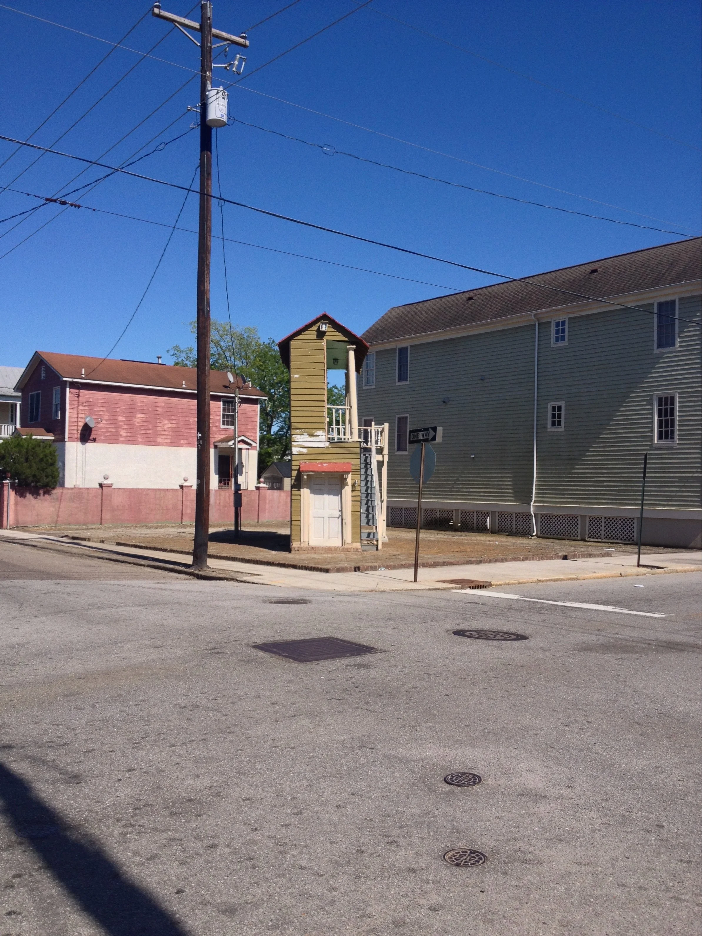 David Hammons & Albert Alston, House of the Future, (Front View)