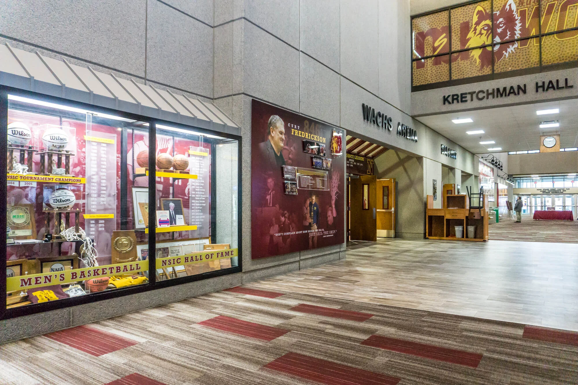 New Flooring At The Northern State University Barnett Center