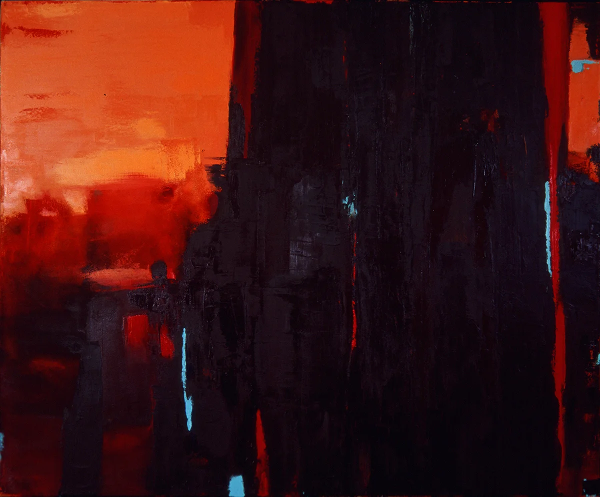 Amsterdam 2002 oil on canvas, 50" X 60"