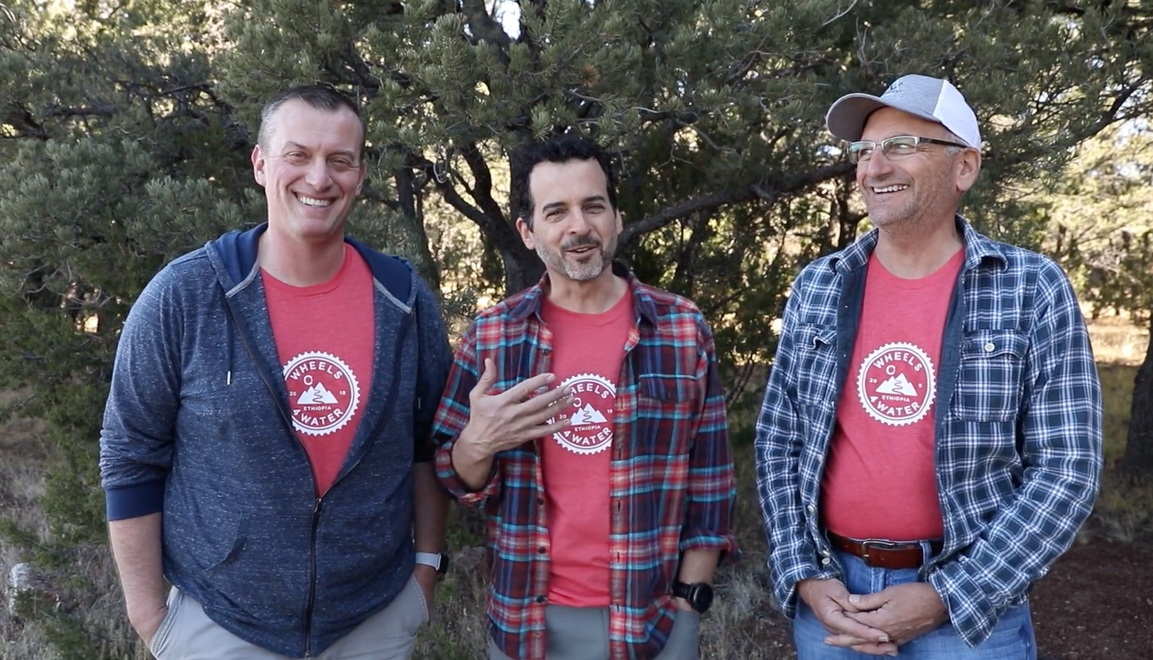 Justin Ahrens, Brian MacDonald and Tony Narducci announce 2019 Wheels4Water.