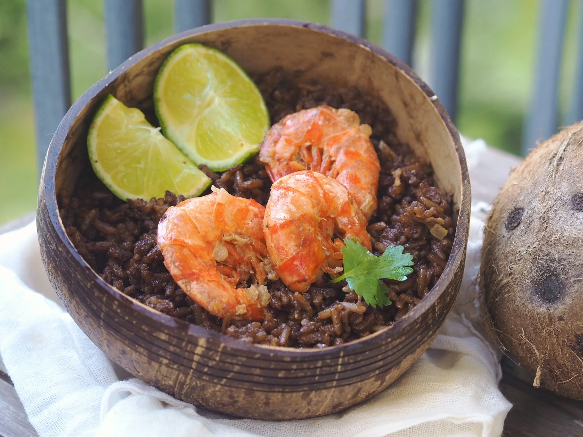 colombian coconut rice with shirmps