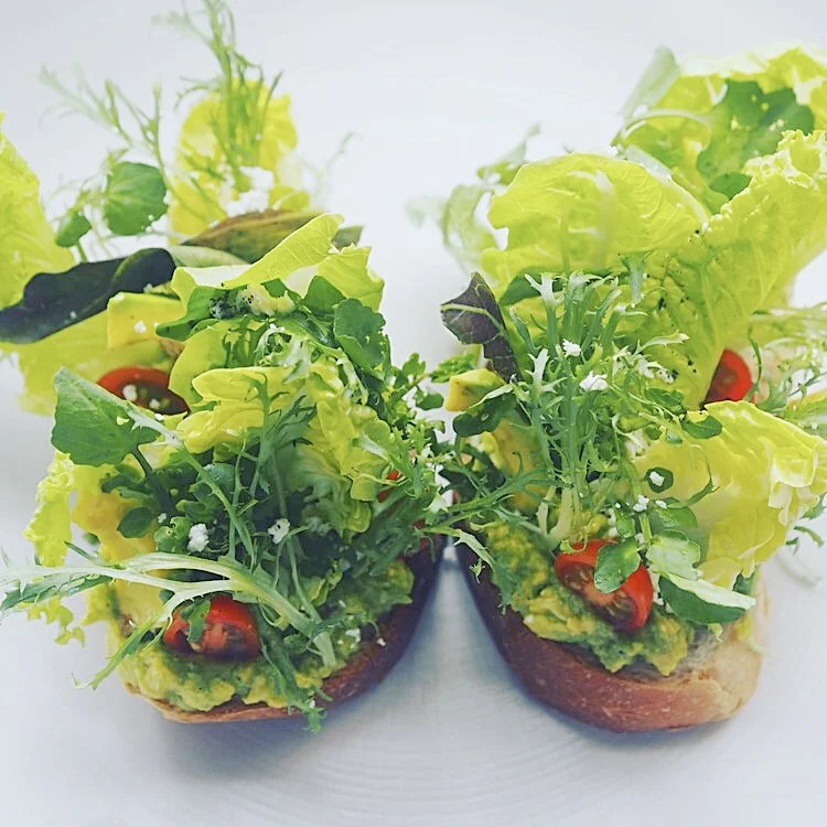 Avocado &amp; edamame forest