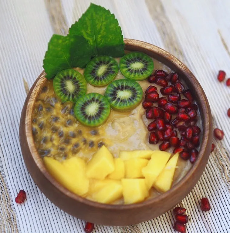 Baobab mango breakfast bowl