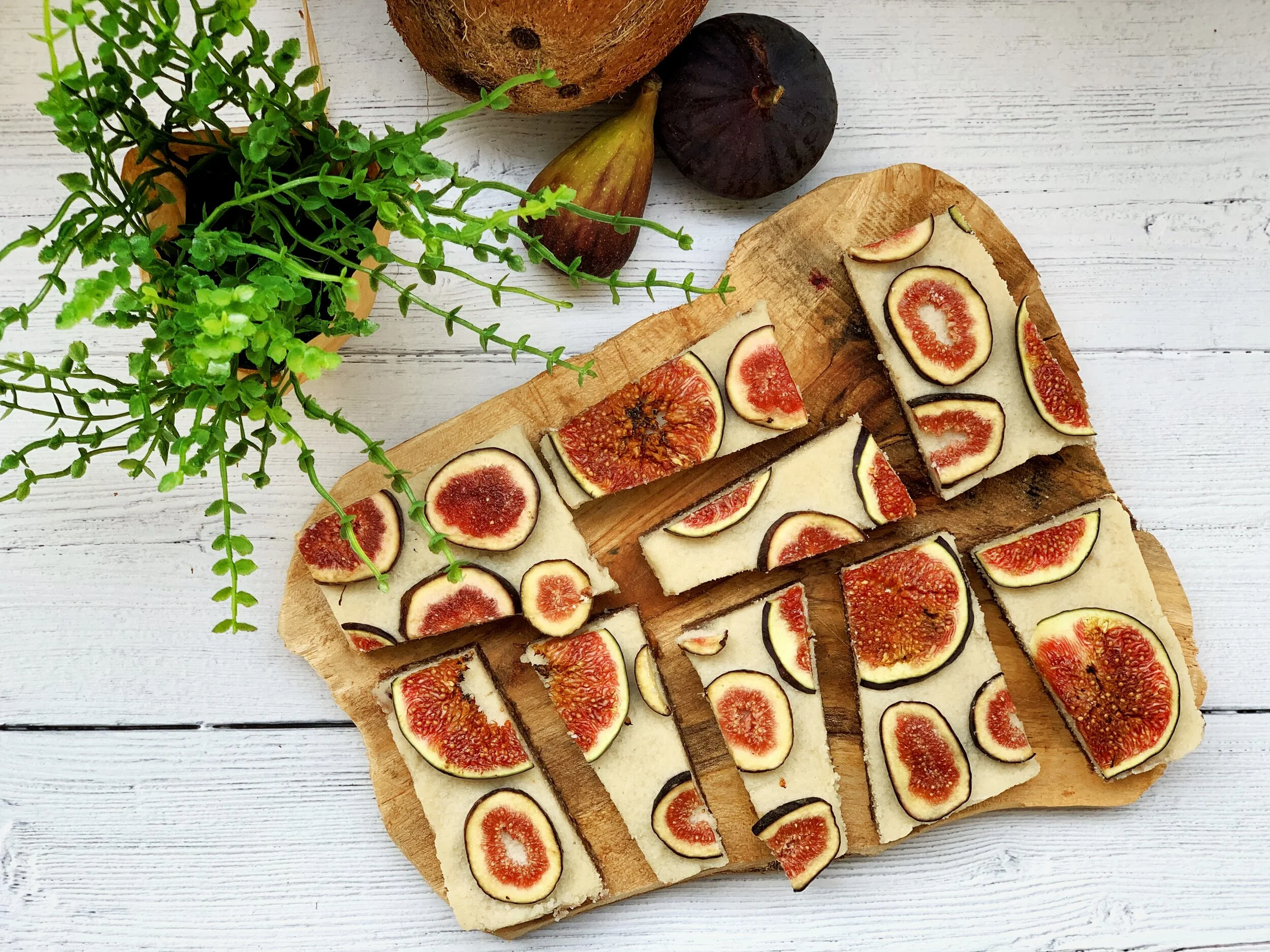 Raw fig slice