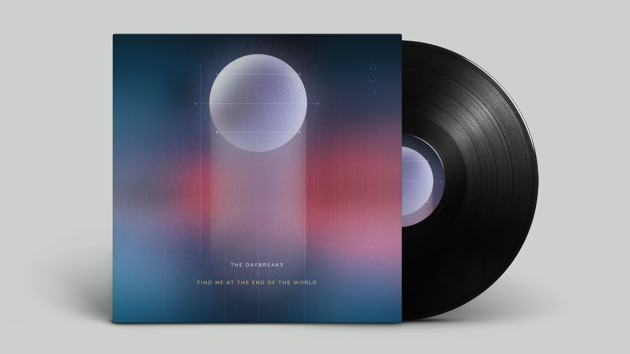The Daybreaks, 'Find me at the end of the world' Album Artwork