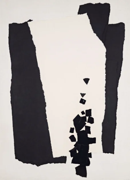 Giardino a mezzogiorno; Jardin a midi, 1964 Paper Collage on hardboard