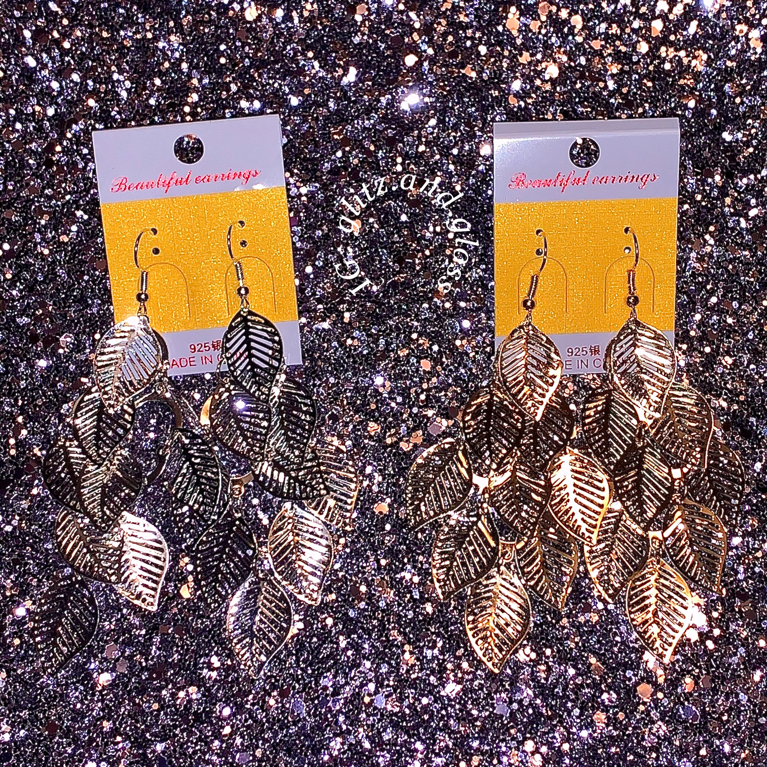 Dangling Leaves Earrings