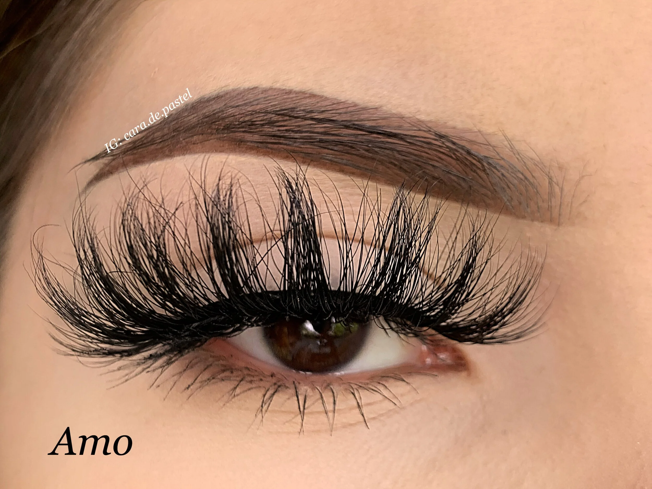 Cinnamon Eyes Compact Lashes - Amo