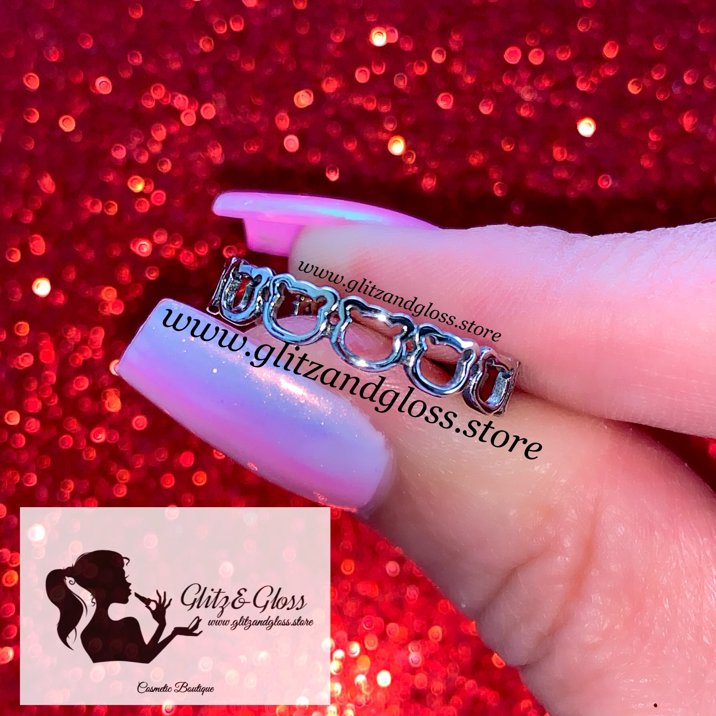 Teddy Bear Band Sterling Silver Ring