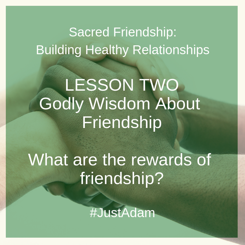 Sacred Friendships: Lesson 2