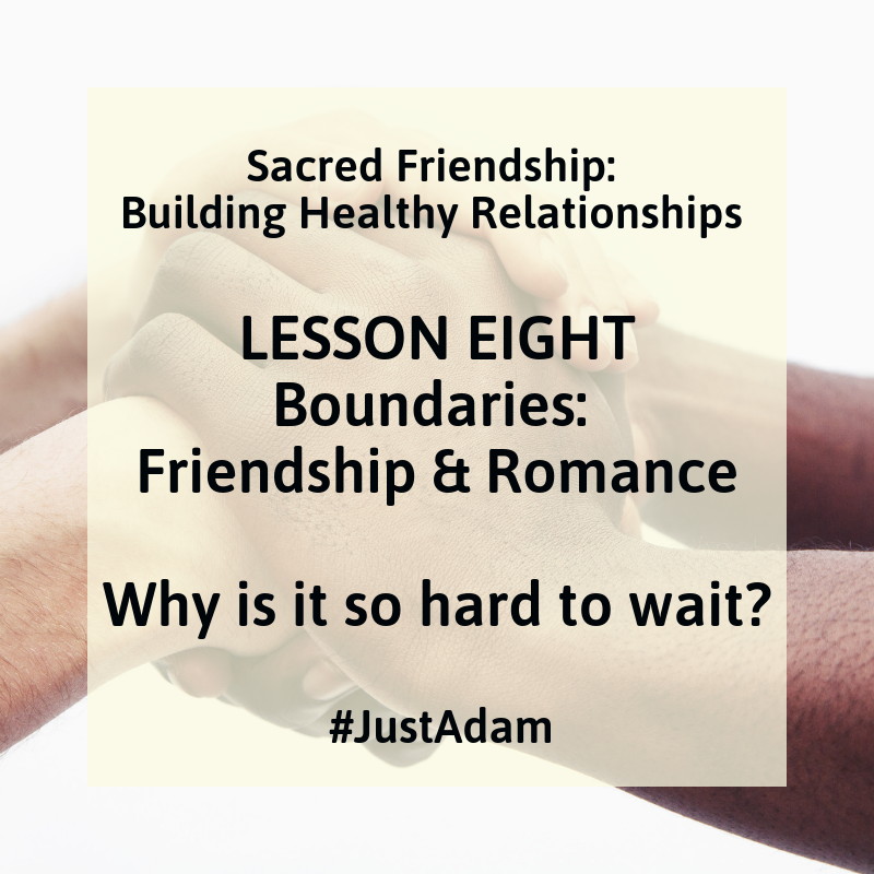 Sacred Friendships: Lesson 8