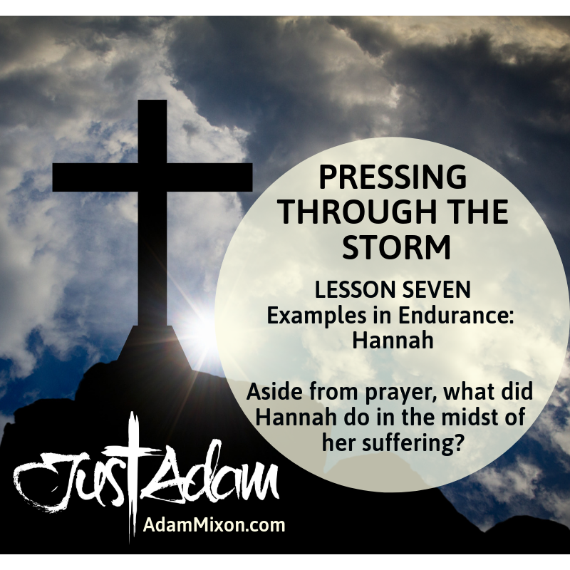 Pressing Through the Storm: Lesson 7